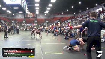 195 lbs 3rd Place Match - Isaac Westfall, Simmons Academy Of Wrestling vs Ben Demmer, Bear`s Den Grappling Center