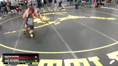 182 lbs Rr2 - Dalton Buffas, Alaska vs Sage Richards, Juneau Youth Wrestling Club Inc.