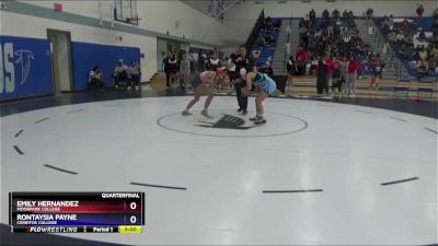 131 lbs Quarterfinal - Rontaysia Payne, Cerritos College vs Emily Hernandez, Moorpark College