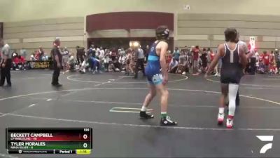 135 lbs Round 2 (6 Team) - Beckett Campbell, CP Wrestling vs Tyler Morales, Ninja Killer