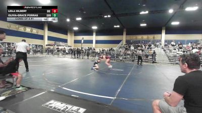 109 lbs Consi Of 8 #1 - Leila Hilbert, One Academy vs Olivia-Grace Porras, Savage House WC