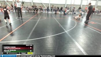 50-51 lbs Round 3 - Carter Fuson, Lakeside Little Guys Wrestling vs Nolan Ruhlen, Lakeland WC