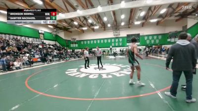 150 lbs Semifinal - Bronson Newell, Worland vs Sawyer Nachazel, Lander Valley