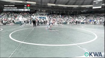 43 lbs Consi Of 8 #1 - Rhett Hopper, Piedmont vs Walker Williams, Team Tulsa Wrestling Club
