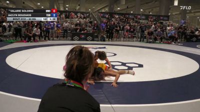 50 kg Cons. Rd Of 16 - Valarie Solorio, Iowa Women's Wrestling Club/ Titan Mercury Wrestling Club vs Jaclyn Bouzakis, Team Greco