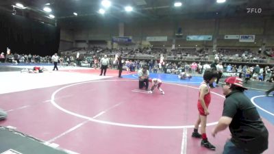 43 lbs Consi Of 8 #2 - Zane Staggs, Westside WC vs Jett Rivas, Bayfield Wrestling Club