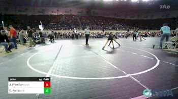 80 lbs Quarterfinal - Jagger Freeman, Dark Cloud Wrestling Club vs Olivia Rubio, Little Axe Takedown Club