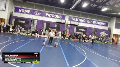 48 lbs Cons. Semi - Sage Balliett, Roy Wrestling Club vs Kash Couvrette, Stallions Wrestling Club