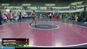 170 lbs Quarterfinals (8 Team) - Noah Torgerson, Anoka vs Andrew Clayron, Klein