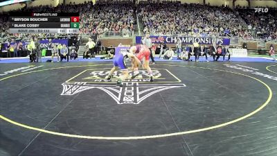 D3-150 lbs 1st Place Match - Blake Cosby, Dundee vs Bryson Boucher, Lake Odessa Lakewood