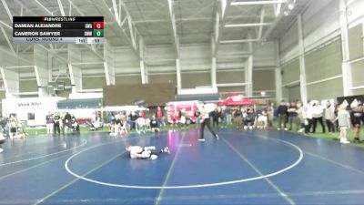 60 lbs Cons. Round 4 - Cameron Sawyer, Southwest Wolverines Wrestling vs Damian Alejandre, Sanderson Wrestling Academy