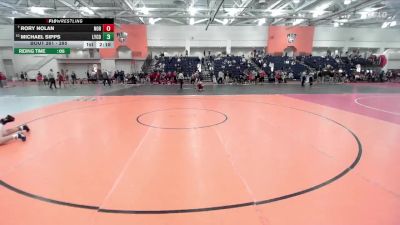 285 lbs Champ. Round 3 - Rory Nolan, Norwich vs Michael Sipps, Lycoming