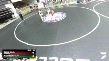 138 lbs Champ. Round 2 - Callahan Sakaki, Kaitoa Wrestling Club vs Micah Allen, California