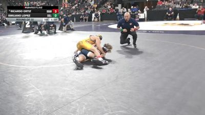 126 lbs Round Of 32 - Ricardo Ortiz, Brawley (SD) vs Emiliano Lopez, Bullard (CS)