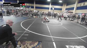 150 lbs Round Of 128 - Elliot Lofe, Fourth Chamber WC vs Dalton Compton, DC Academy