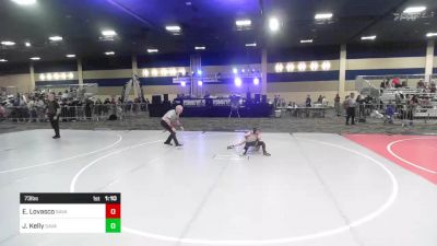 73 lbs Round Of 16 - Eli Lovasco, Savage House WC vs Jessie Kelly, Savage House WC