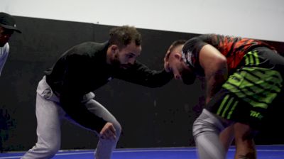 Jordan Oliver Spar Session Before The 2020 FloWrestling 8-Man