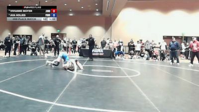 125 lbs 3rd Place Match - Vivianne Moyer, Journeymen Wrestling vs Ava Holjes, Primus Wrestling