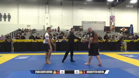 Gregor Peter Burton vs Efrain Alberto Cintron 2024 World IBJJF Jiu-Jitsu No-Gi Championship