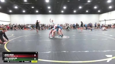 130 lbs Round 2 (4 Team) - Jedd Hess, The Dirty Merkles vs Levi Wheeler, Palmetto Blue