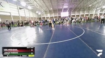 90 lbs Cons. Round 3 - Jordan Robison, Westlake vs Izek Middlemas, Evanston Elite Wrestling