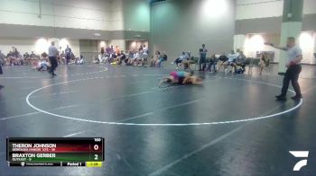 160 lbs Round 2 (6 Team) - Braxton Gerber, OutKast vs Theron Johnson, Nebraska Hangin` 10`s