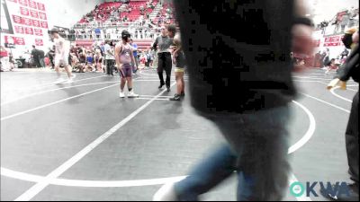 120 lbs Rr Rnd 2 - Kiya Hartfield 3, OKC Saints Wrestling vs Yayo Varela, Chickasha Youth Wrestling