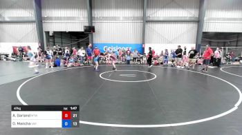 47 kg Rr Rnd 4 - Abigail Garland, Maine Trappers vs Olivia Mancha, Virginia Red