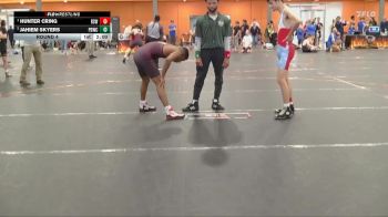 120 lbs Round 4 - Hunter Cring, Rising Sun Wrestling vs Jahiem Skyers, Project Destiny Wrestling Club