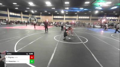 120 lbs Consi Of 8 #1 - Yuma Rigney, Lassen vs Destin Maestas, Legends Of Gold LV