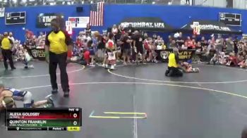 52 lbs Round 2 (6 Team) - Alesa Goldsby, Olympia vs Quinton Franklin, Steel Valley Psychos