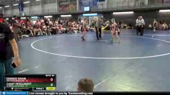 80 lbs Placement Matches (16 Team) - Chance Wuhr, Backyard Brawlers vs Casey McElligott, Alabama Elite Gold