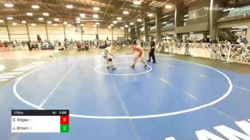 170 lbs Consolation - Devin Oligee, OH vs James Brown, PA