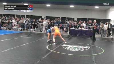 118 lbs Round Of 16 - Kendal Haynie, FL vs Mai Graham, PA