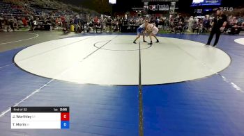 126 lbs Rnd Of 32 - Jason Worthley, Utah vs Treygen Morin, Idaho