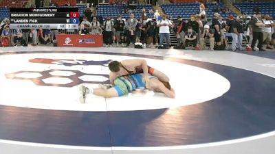 144 lbs Champ. Rd Of 128 - Braxton Montgomery, Alabama vs Landen Fick, Wisconsin
