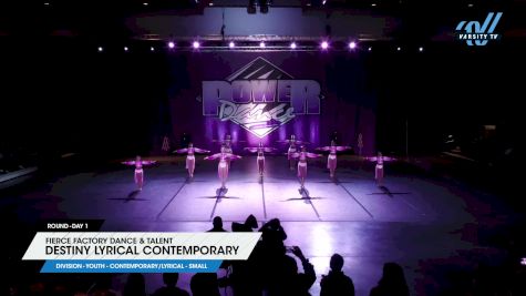 Fierce Factory Dance & Talent - Destiny Lyrical Contemporary [2024 Youth - Contemporary/Lyrical - Small Day 1] 2024 Power Dance Grand Nationals
