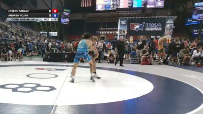 165 lbs Cons. Sub-rd Of 32 - Joseph Stimac, Wisconsin vs Andres Rojas, Florida