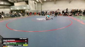 100 lbs Cons. Round 1 - JosLynn Sheffield, Greeley West vs Kalie Deherrera, La Junta