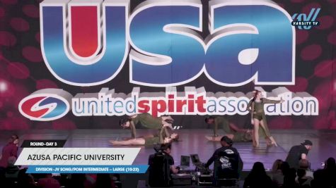 Azusa Pacific University - JV Song/Pom Intermediate -- Large (10-23) [2023 JV Song/Pom Intermediate -- Large (10-23) Day 3] 2023 USA Spirit & Junior Nationals/Collegiate Championships