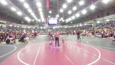 37 lbs Quarterfinal - Cal Flake, High Elevation vs Eve Lopez, Black Fox Wrestling Academy
