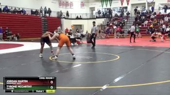 190 lbs Cons. Round 1 - Jordan Martin, Davenport West vs Tyrone McCarthy, Waukon