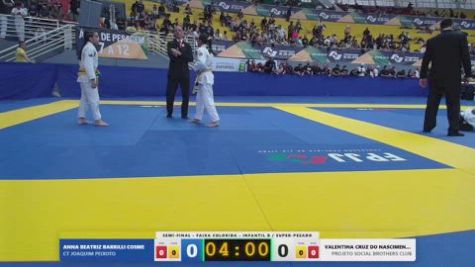 VALENTINA CRUZ DO NASCIMENTO vs ANNA BEATRIZ BARRILLI COSME 2026 FPJJ Circuito Paulista GI Etapa 3