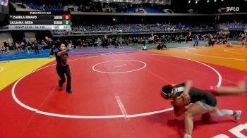 6A 138 lbs Cons. Round 2 - Camila Bravo, Converse Judson vs Lilliana Besa, Buda Johnson