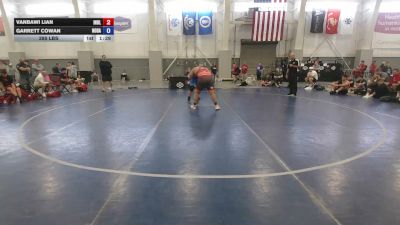 285 lbs Vanbawi Lian, Indiana Blue vs Garrett Cowan, North Dakota