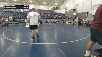 106 lbs Bridger Adams, Idaho vs Cline Schumann, Arkansas