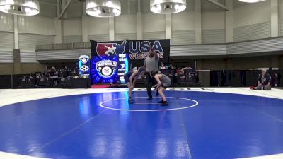 14U Boys - 84 lbs Cons. Round 1 - Landon Aliff, Franklin County Flyers Wrestling vs Salvatore Sheridan, Illinois