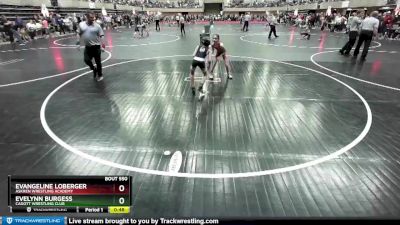 61-64 lbs Round 1 - Evangeline Loberger, Askren Wrestling Academy vs Evelynn Burgess, Cadott Wrestling Club