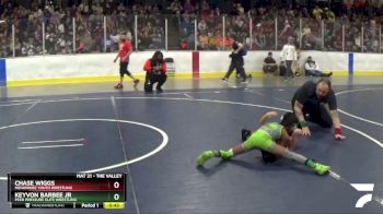 58 lbs Semifinal - Keyvon Barbee Jr, Peer Pressure Elite Wrestling vs Chase Wiggs, Menominee Youth Wrestling