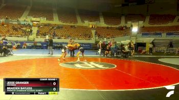 D3-120 lbs Champ. Round 1 - Braeden Bayless, American Leadership Academy Gilbert vs Jesse Granger, Coconino